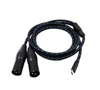 Kalttoy TypeC to 2XLR Cable for Smartphones Live Performances