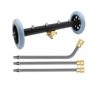 Kalttoy Under Car Water Broom 16In Electric Car Washing Locomotive Bottom Water Broom