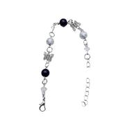 Kalttoy Unique Y2K Beaded Stylish Wristband Comfortable Hand Jewelry Chain Alloy Woman Girls Adjustable Length