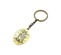 Kalttoy VirginMary Pendant Keyring Catholic Alloy Keychains Car Rings