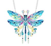 Kaluofan Diamond Dotz Kits, Diamond Art Kits for Adults, Dragonfly Diamond Painting, Diamond Painting Kits, Hanging Wall Art Sign Ornaments Home Garden Wall Door Hanging Decoration