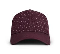 Kaluza Performance Pro Golf Cap - Classic Baseball Style - Prism Cross - One Size Fits All (52-62cm) Burgundy