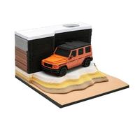 KALWEL 3D Calendar - Car, Timepiece Calendar 2025 Tear Away Calendar, Panoramic Hand-Torn Paper Carving 3D Art Calendar Creative Desktop Ornaments, (Car)