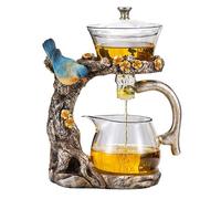 KALWEL, Automatic Tea Set, Lazy Tea Set, Magnetic Teapot, Kung Fu Glass Tea Set, Drip Pot, Magic Teapot, Glass Tea Set, Home