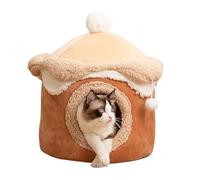 KALWEL,Cat Beds,Cat Sleeping Bag,Cat Tent,Cat Beds for Indoor Cats Clearance,Cat Bed, Sweet Cat Nest, Fall and Winter Ice Cream Thickened Cat Room Kennel, Warm Closed Cute Princess Pet Kennel