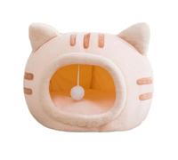 KALWEL,Cat Condo,Cat Houses,Cat Beds for Indoor Cats Clearance,Cute Cat Kennel, Winter Warm Small Milk Cat Thickened Household Essentials, Heated Cat Kennel Small Milk Dog Kennel Durable Laziness