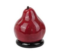 KALWEL,Floss Pick Holder,Toothpick Dispenser,Ceramic Pear Toothpick Holder, Creative Living Room Coffee Table Toothpick Box, Cotton Swab Storage Jar, Home Desktop Decoration