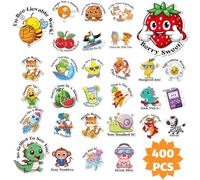 Kalysky 400PCS Reward Stickers,100 Styles Stickers for Children, Teacher Stickers for Classroom Reward, DIY Well Done Sticker for School Teacher Supplies