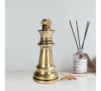 KalyZ@rts King Chess Decor - Majestic King & Queen Figurines, Intricately Detailed, Timeless Home Decor Sculptures, Artisan Crafted International Chess Ornaments