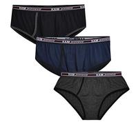 KAM 3 Pack Plain Briefs - Men's