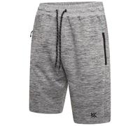 KAM Active Performance Marl Sports Shorts for Mens (KBS AP005) Grey, 6XL
