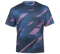 KAM Active Performance Printed Mesh Short Sleeve T-Shirt for Men in Black, 3XL