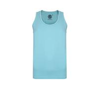 KAM Adults Mens Kingsize Big Size Plain Vest Tank Top Sleeveless Round Neck Light Blue Aqua 4XL (500F)
