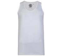 Kam Adults Mens Kingsize Big Size Plain Vest Tank Top Sleeveless Round Neck White 2XL (500F)