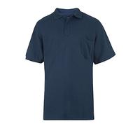 Kam Big and Tall 'Eton' Plain Polo T Shirt with Chest Pocket Cotton Rich Top Large Size Fit JEANBASE Denim 6XL