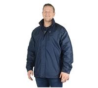 KAM Big Mens Navy Blue March Lightweight Waterproof Jacket Taped Seams For Sizes 2XL 3XL 4XL 5XL 6XL 7XL 8XL, Size : 7XL