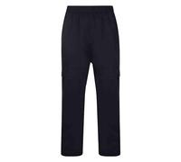 KAM Big & Tall Cargo Joggers - Men's Black