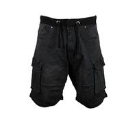 KAM Big & Tall Charcoal Denim Shorts - Men's