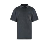 KAM Big & Tall Charcoal Pocket Polo Shirt - Men's
