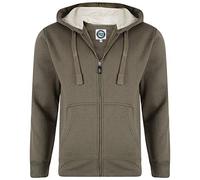 KAM Big & Tall Khaki Zip Through Hoodie - Men's