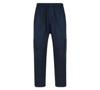 KAM Big & Tall Navy Cargo Joggers - Men's
