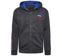 KAM California Hoody With Taped Sleeves For Men in Charcoal, 6XL