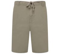 Kam Cotton Linen Shorts Casual Wear Button Pockets Stretch Mens 2XL-8XL 3405 (UK, Alpha, 8XL, Plus, Regular, Laurel Oak)