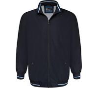 KAM Harrington Jacket Collar Premium Zip Up Long Sleeve Mens 2XL-8XL KBS 444 (UK, Alpha, XXL, Plus, Regular, Navy)