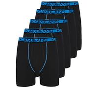 KAM JEANS (5 Pack) Mens Boxer Shorts with Elastic Waistband | Breathable Underwear Suitable for any Occasion and Gift Idea | Big King Plus Size 2XL 3XL 4XL 5XL 6XL 7XL 8XL Black-Blue (5 Pack) XXL