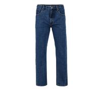KAM Jeans Stonewash Men's Regular Fit Everyday Denim Jeans with Zip Fly
