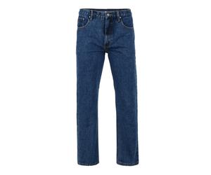 KAM Jeans Sturdy Men's Regular Fit Everyday Denim Jeans with Zip Fly
