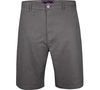 KAM Jeanswear Men's 341 Chino Stretch Shorts - Grey - 50