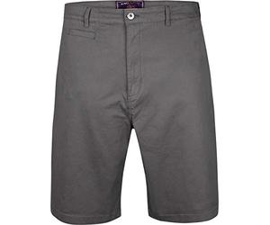 KAM Jeanswear Men's 341 Chino Stretch Shorts - Grey - 50
