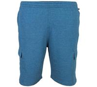 KAM Jeanswear Mens Big Size Jersey Cargo Shorts Elasticated Waist Drawstring Denim (300), 7XL Plus (KJ300005607XLU00)