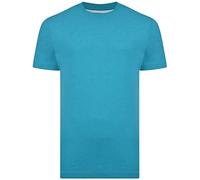 Kam Jeanswear Men's Classic Design Crew Neck T-Shirt - Blue - 5XL