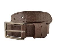 KAM Jeanswear Men's Leather Weave Belt - Brown - 60-62