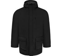 Kam Jeanswear Mens Long Heavyweight Quilted Soft Shell Coat - Black - 5XL