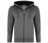 KAM Jeanswear Men's Plain Hoody-Gray-3XL