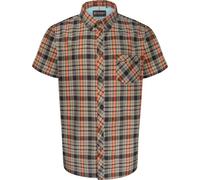 KAM Jeanswear Mens Short Sleeve Checked Shirt with Chest Pocket - Green - 5XL