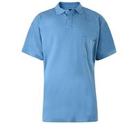 Kam Jeanswear Plain Polo Shirts, Big & Tall, King Size, 2XL, 3XL, 4XL, 5XL, 6XL, 7XL, 8XL, 6XL Powder Blue