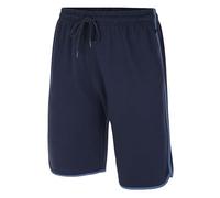 KAM Jersey Gym Shorts Elasticated Waist Drawstring Running Fitness Mens Plus Size 2XL-8XL 3312 (UK, Alpha, 4XL, Plus, Regular, Navy)