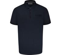 KAM Jersey Polo Shirt Short Sleeve Pocket Cotton Casual Top Mens Plus Size 5498 (UK, Alpha, 5XL, Plus, Regular, Navy)