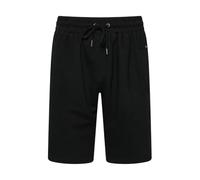 Kam Jersey Shorts Jacquard Texture Elasticated Waist Drawstring Mens 2-8XL 3319 (UK, Alpha, 3XL, Plus, Regular, Black)