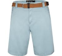 Kam Kingsize Mens Big Size Belted Oxford Chino Shorts Pockets Belt Zip Fly Navy 56 Waist (3401)