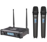 Kam KWM1920 Dual UHF Handheld Wireless Microphone Karaoke DJ Multi Channel