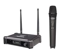 Kam Radiomic UHF Single Fixed-Channel Receiver with Wireless Microphone - Black