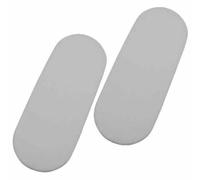 KAM Labelz Set of 2 Premium Moses Basket Fitted Sheets| Twin Pack| Pair of Super Soft, Breathable, Stretchy, Fully Elasticated Fitted Sheets| 100% Cotton Jersey Bedding| 74 x 30 cm| Multi Pack (Grey)