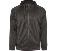 KAM Mens Active Performance Full Zip Hoodie - Grey - 3XL