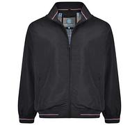 Kam Mens Big Size Lightweight Shell Summer Bomber Harrington Jacket Coat 440 7XL Black