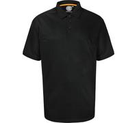 KAM Mens Big Size Performance Breathable Mesh Sports Polo Shirt (5401) in Black in 5XL